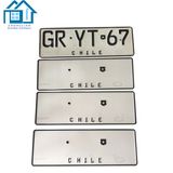 China Factory Custom License Plate Aluminum Sheet Metal Blank Car Number Plate