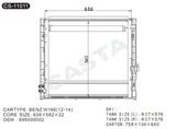 Top Quality Auto Condenser For Benz W166 (12-14)