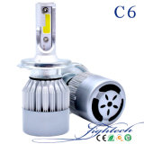 Projector Lens Motorcycle Body Part LED Headlight with H4 Car LED Light and 7600lm H7 LED Headlight