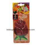 Hanging Paper Car Air Freshener with Long Lasting Fragrance