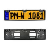 Exclusive Model European Front & Back License Plate Frame Parking Camera with 4 Parking Sensors