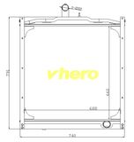 Car Radiator High Quality Cooling system for Truck FAW Jiefang D488