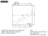 Original Quality Aluminum Auto Radiator for Isuzu Elf 3.0d'98-02 MT