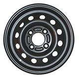 Shiny Black Rims 15 Inch 4 Lug Custom Car Snow Wheel