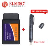 New Elm327 V1.5 Bluetooth/WiFi OBD2 Real Pic18f25K80 Code Reader Elm 327 Obdii V1.5 Diagnostic Tool Diesel/Petrol on Android/Ios