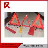 Roadway Safety Red White Plastic Emergency Warning Triangle Stand