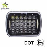 Super Bright LED Auto Head Lamp Angel Eyes DRL 48W 6500K Waterproof IP68 4X4 Jeep Truck Car Offroad 5X7 LED Headlight