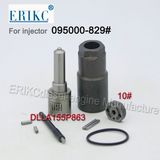 Erikc 095000-8290 Denso Fuel Injector 23670-09330 Repair Kit Dlla155p863 Nozzle 10# Valve Plate E1022003 Oring and Nozzle Cap