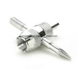 Tire Valve Repair Key Tool Remover Thread Cleaner + Cores