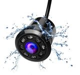 Car Rear View Backup Camera with 8 Infrared Night Vision Full HD CCD Camcorder 170-Degree Waterproof