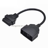 30cm 22 Pin to 16pin OBD2 Cable Connector for Toyota