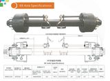 Trailer Part Thailand Type Axle Kk Axle