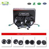 J108-2 7inch 78W Osram LED Projector Headlight with DRL H4 H13 Anti Flicker Fits Jeep Wrangler Harley Hummer