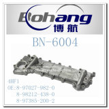 Bonai Engine 4hf1 Spare Part Isuzu Oil Cooler Cover (8-97027-982-0/8-98212-438-0/8-97385-200-2)