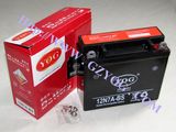 Yog Power Supply Motorcycle Dry Rechargeable Battery 12n7a BS