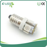 E10 LED 6V/12V Light Bulb 5SMD5050