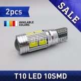2PCS T10 10SMD Canbus 5630 SMD 194 W5w LED Error Free Car Light Glowtec