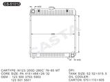 Promotional Aluminum Auto Radiator for W123/200d/280C'76-85 MT