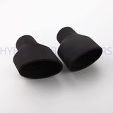 3 Inch Black Painted Stainless Steel Exhaust Tip Hsa1158