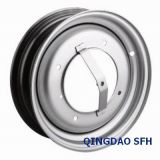Silver/Black Steel Wheel for Passenger Car (12X3.5 4/190)