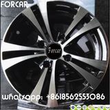14*5.5j Black Machine Face Wheel Rim