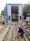 25m Industrial Bus & Train Spray Paint Booth for Train