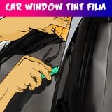 Popular Selling Global Car Solar Window Tint Film Made of The Original Color Pet Material