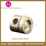 Man D0846 128mm Graphite Truck Engine Piston