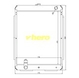 Heat Exchanger All Aluminum Auto Radiator for Technical Vehicle for Hyundai 215-7