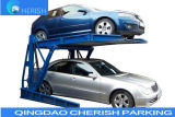 Hydraulic Tilting Double Stacker Two Post Car Parking Lift