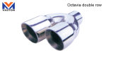 Exhaust/Muffler Pipe for Auto/Octivia Double Row, Made of Stainless Steel 304b