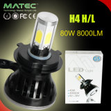 Pair H4 80W 8000lm LED Headlamp Bulbs Car Lamp Headlight Accessories with Inner Canbus