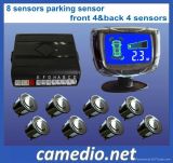 Car Front and Rear LCD Parking Sensor with 4/ 8 Sensors