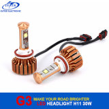 Car LED Lighting Product V16 Turbo 30W 3000lm H11 Car LED Headlight with CREE Chips