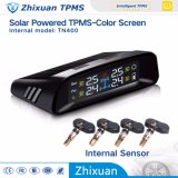 Wireless Color Screen Tire Pressure Monitoring System Solar USB Charge 4internal Sensor TPMS