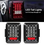 Jeep Wrangler Rear LED Lights, Jeep Wrangler LED Tail Lights, Jeep Brake Light LED, LED Jeep Reverse Lights, Jk Jku 07 - 16
