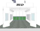 Rear Downdraft Paint Spray Booth