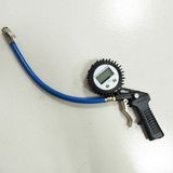 Dial Meter Tire Pressure Gauge with Flexible Hose (UN-9603)