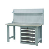 Stainless Steel Workbench with Pegboards and Drawer Fy-824sh