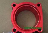 Red Alloy Throttle Body Spacer for Mitsubishi Lancer Evo10 Evo X