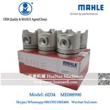 4D34 4D34t Me088990 Mahle Piston for Mitsubishi
