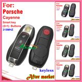 Smart Remote Key for Auto Porsche Cayenne Keyless 315MHz with 4 Buttons