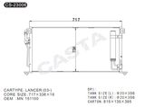 Auto Parts Condenser for Mitsubishi Lancer (03-)