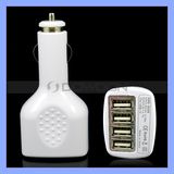 4 USB Univesal USB Car Charger for Mobile Tablet Travel Charger