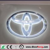 Custom Laser 3D Stainless Steel Car Logo with Names for Toyota