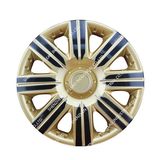 Luxury Plastic Gold and Black Car Wheel Cover Center Hupcaps for Universal