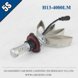 Lmusonu 5s H13 LED Auto Headlight High Low Beam 12V 35W 4000lm Fanless for Cars