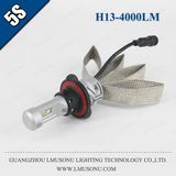 Lmusonu 5s H13 LED Auto Headlight High Low Beam 12V 35W 4000lm Fanless for Cars