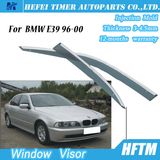 Sun Chrome Side Window Visor Vent Guards Rain for BMW E39 96-00