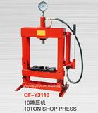 10t Shop Press, W/Pressure Gauge